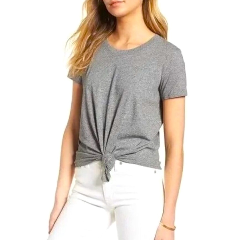 Madewell basic gray tee